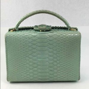 Ximena Kavalekas python Caterina box bag